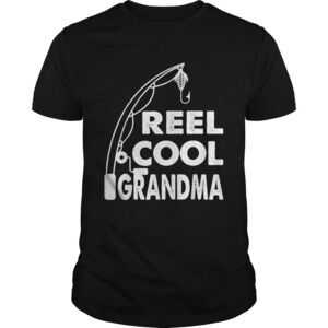 Fishing Reel Cool Grandma Fishing Mothers Day Shirt